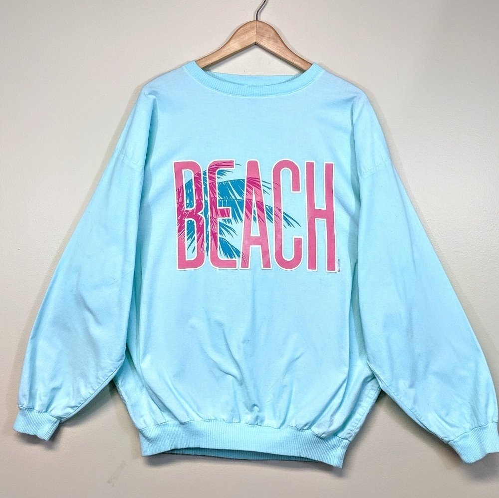 Vintage 1987 Cotton Beach Pullover